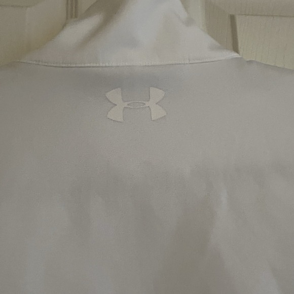 Under Armour Women Cold Gear Infrared Shield Softshell Jacket White XL Full Zip - Picture 7 of 7